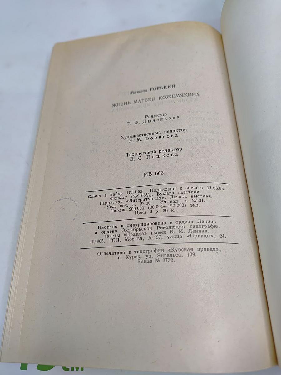 Жизнь Матвея Кожемякина