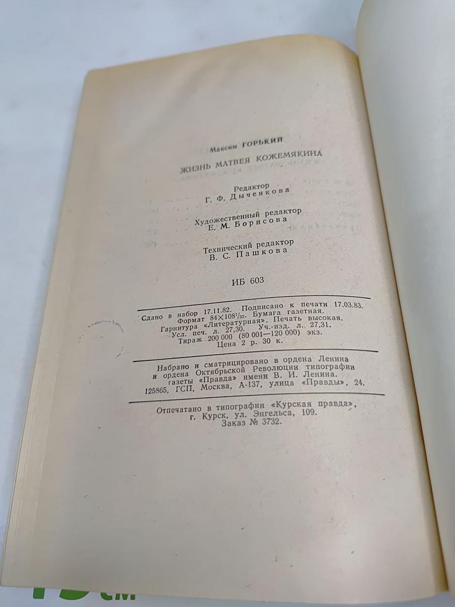 Жизнь Матвея Кожемякина