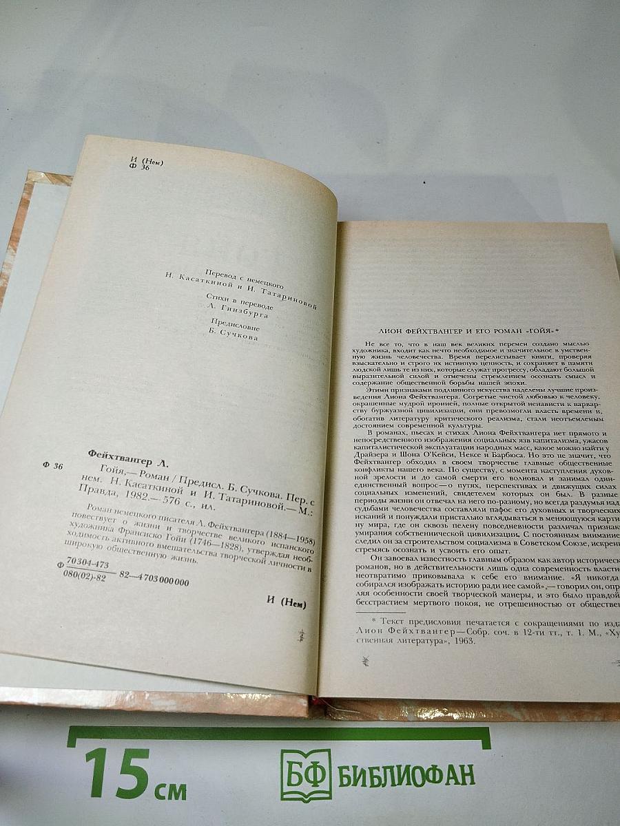 Гойя, или Тяжкий путь познания