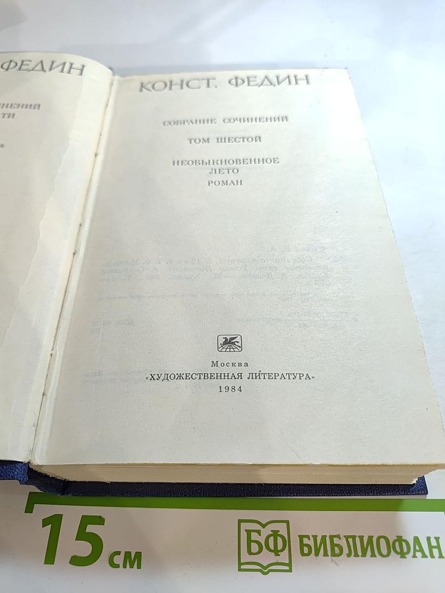 Необыкновенное лето. Том Шестой. Собрание сочинений