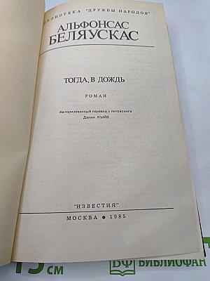 Тогда, в дождь