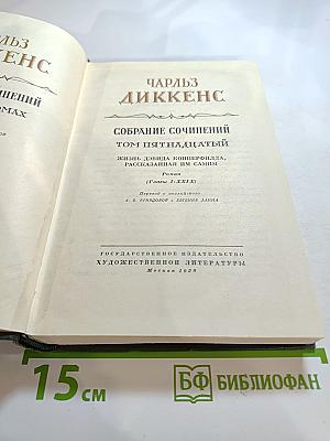 Собрание сочинений Том пятнадцатый: Жизнь Дэвида Копперфилда, рассказанная им самим