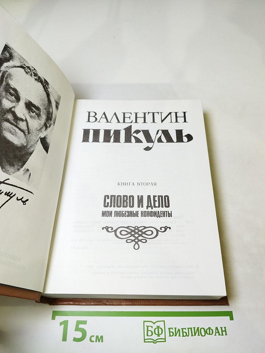 Слово и дело. Книга вторая: Мои любезные конфиденты