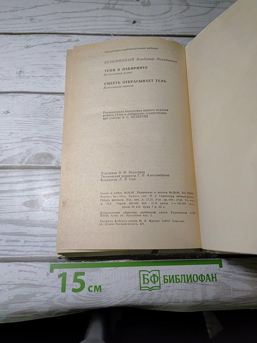 Тени в лабиринте