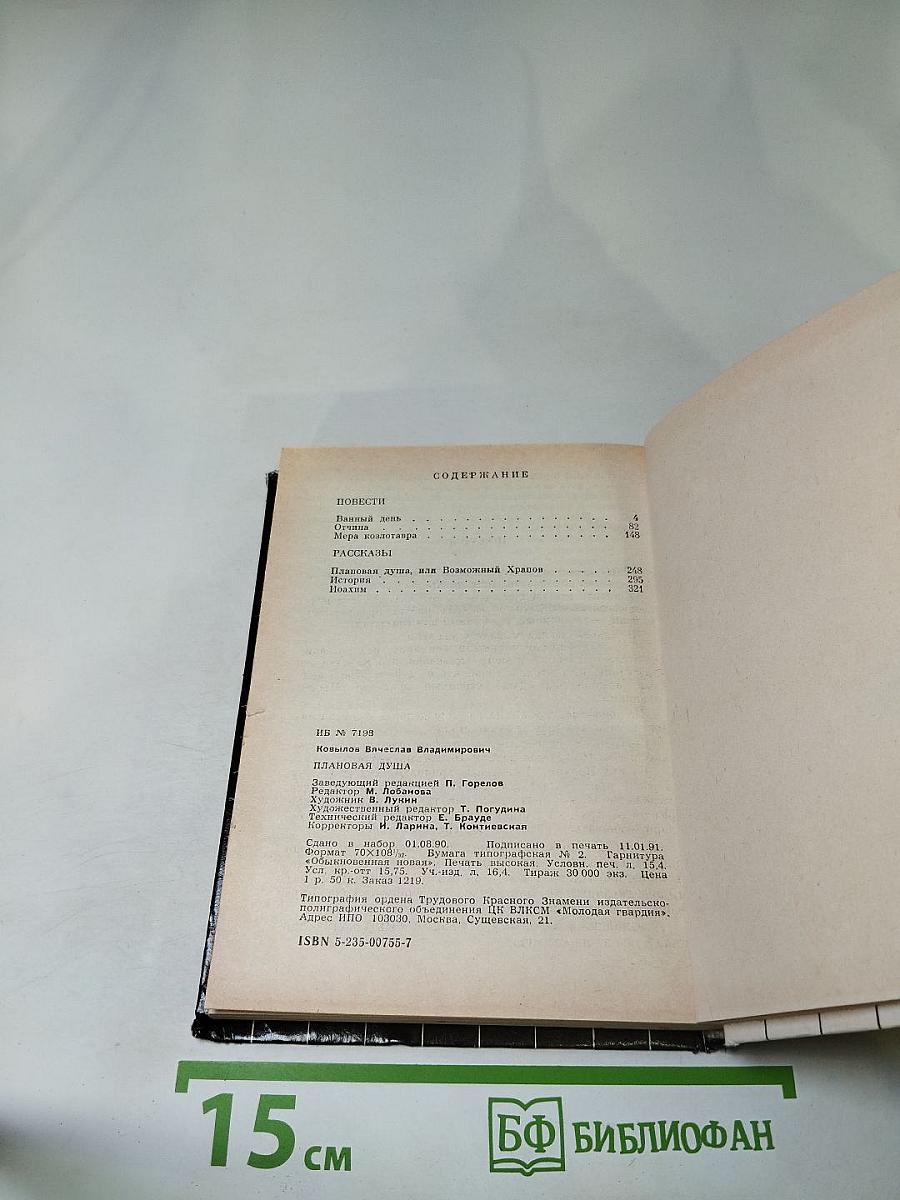 Плановая душа