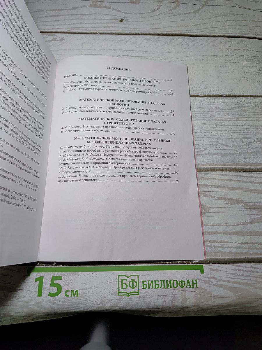 Математическое моделирование, Численные методы и комплексы программ
