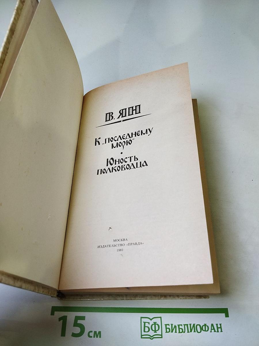 К последнему морю. Юность полководца