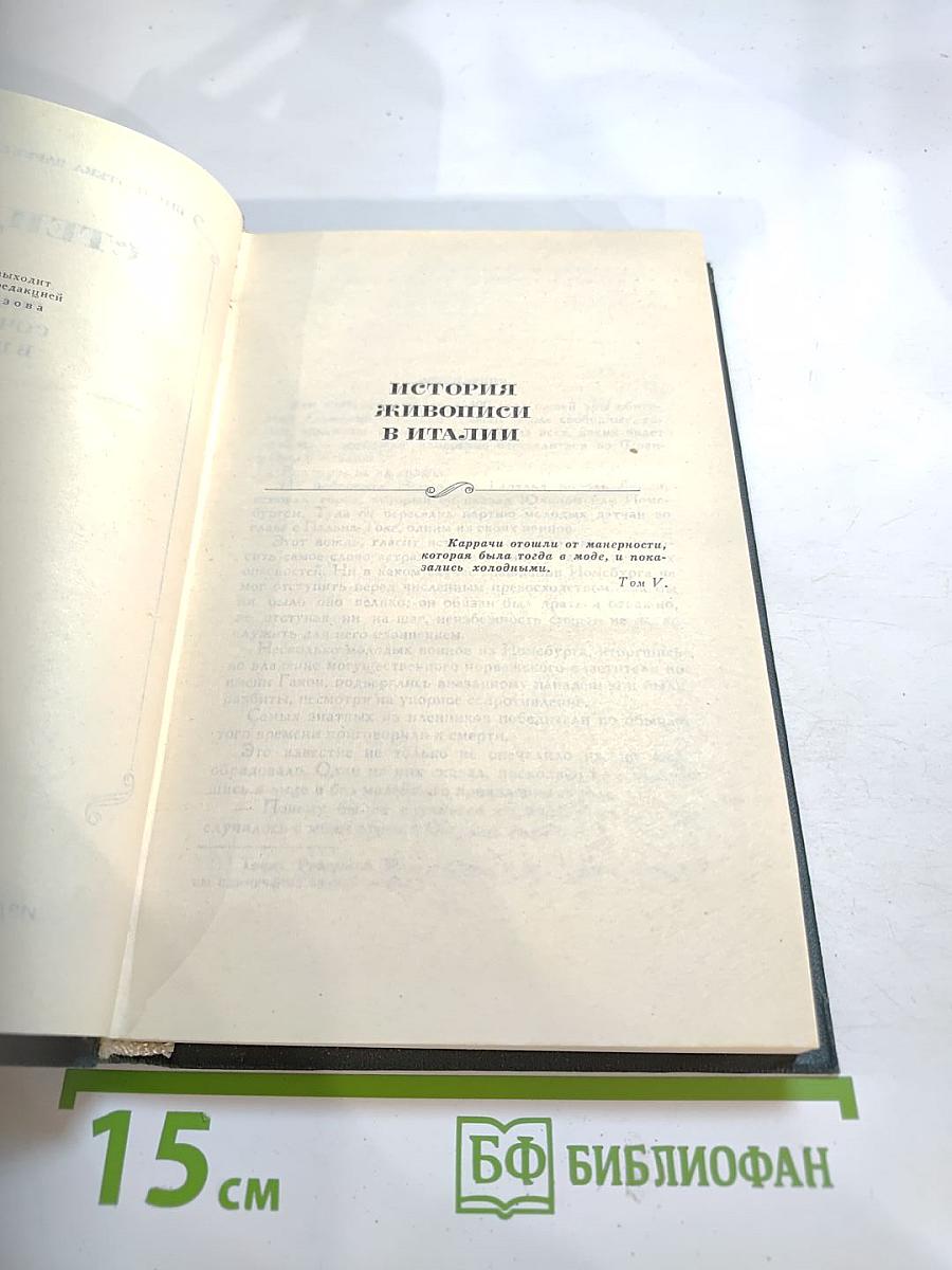 Собрание сочинений в пятнадцати томах. Том VIII. История живописи в Италии