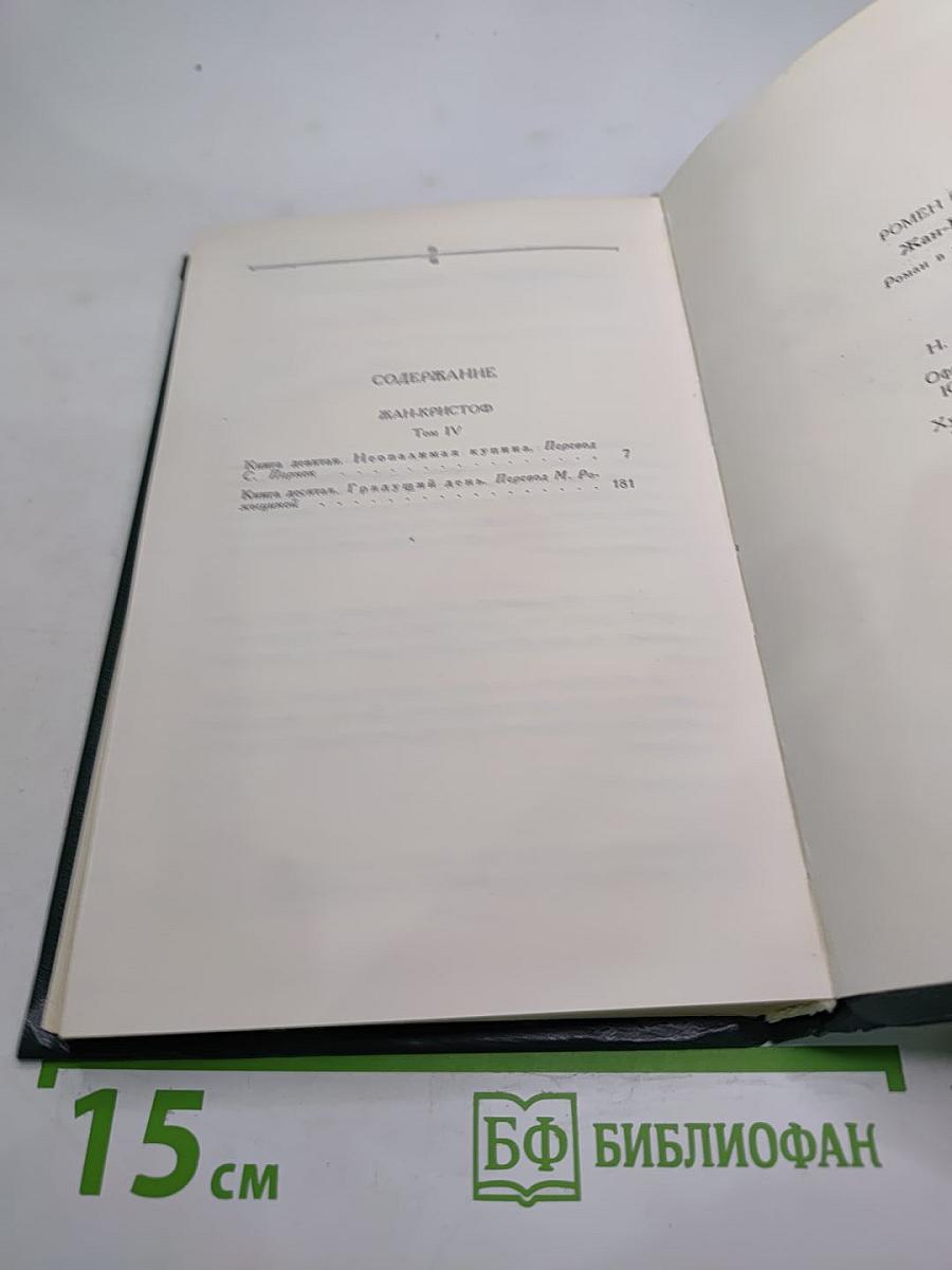 Жан-Кристоф. Том IV