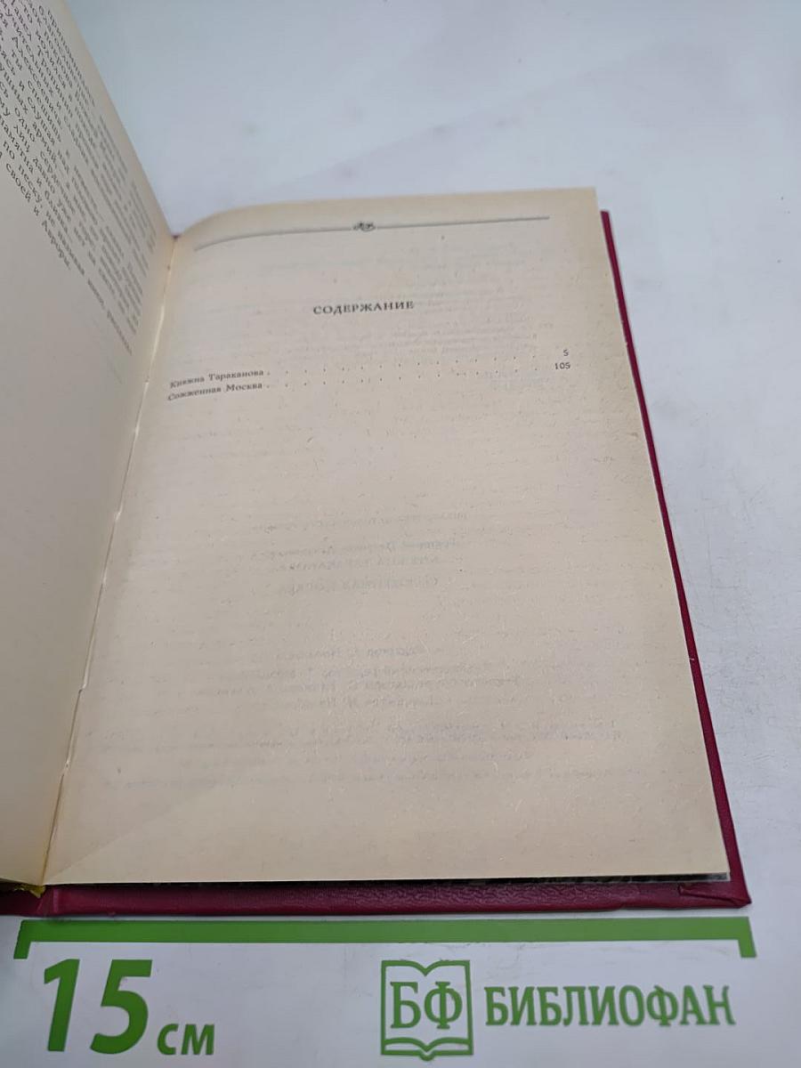 Княжна Тараканова. Сожженная Москва