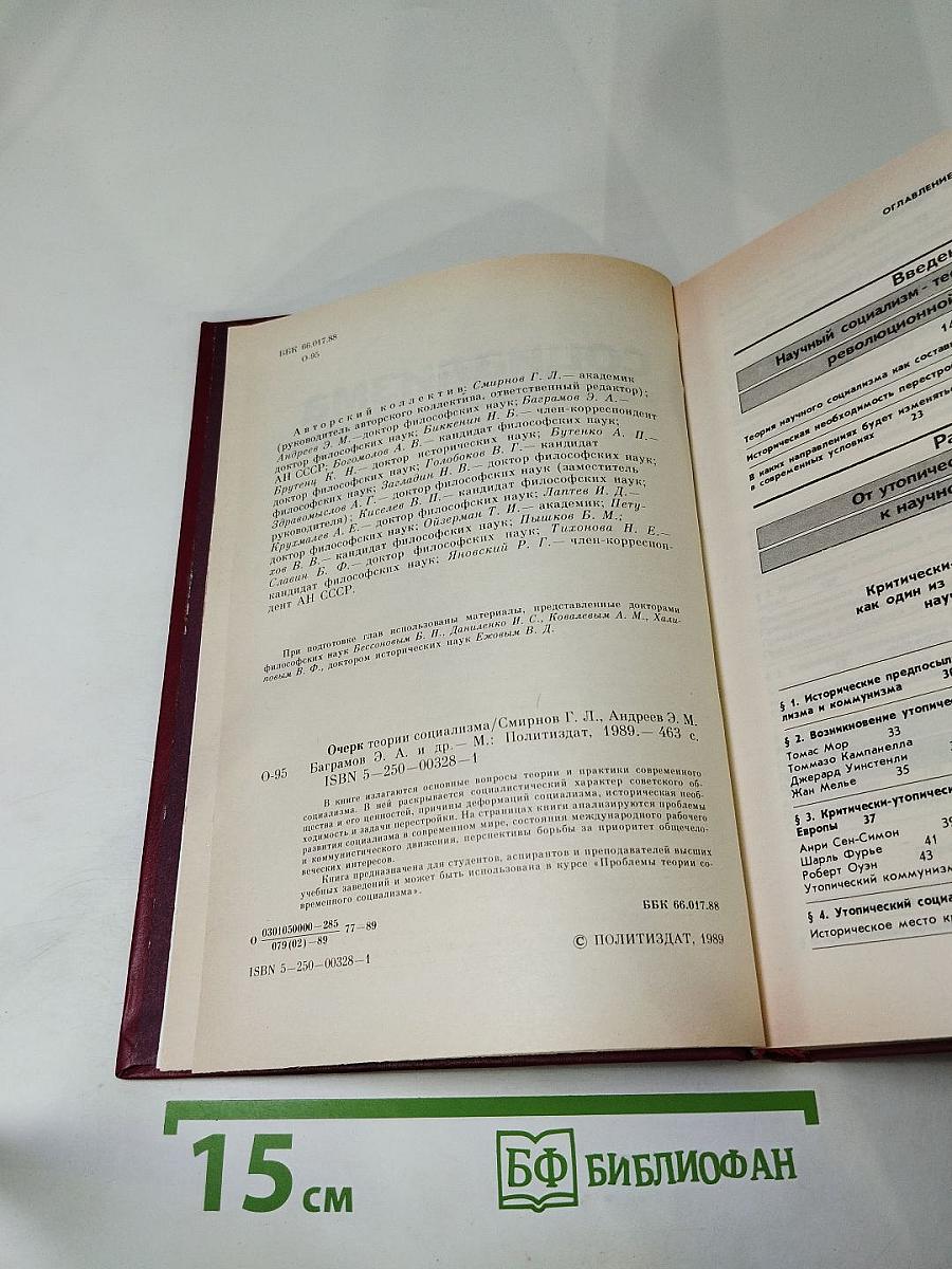 Очерк теории социализма