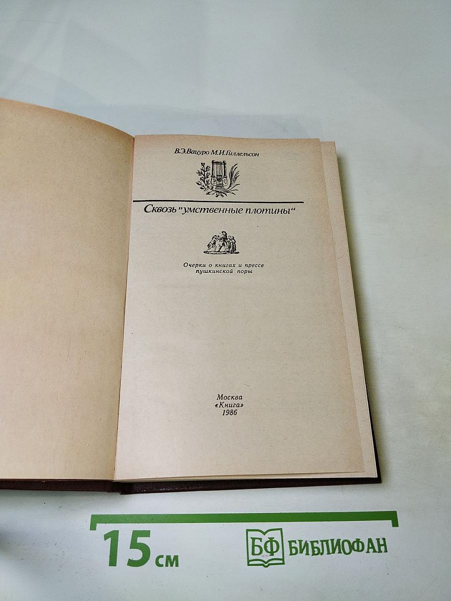 Сквозь "умственные плотины"