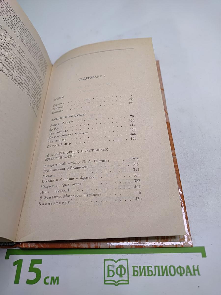 И.С. Тургенев. Сочинения. Поэмы. Повести и рассказы. Из «Литературных и житейских воспоминаний»