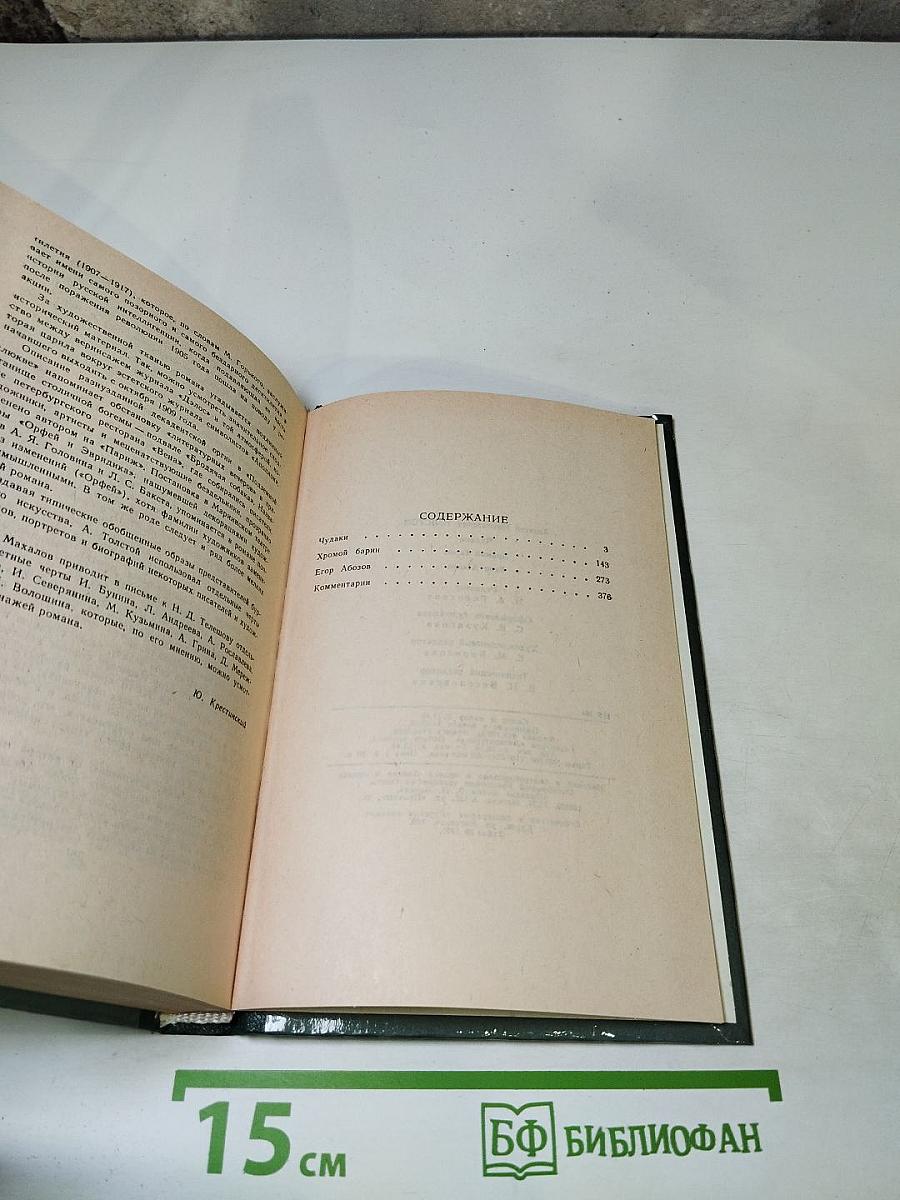 Чудаки. Хромой барин. Егор Абозов