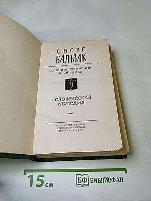 Человеческая комедия. Этюды о нравах. Сцены провинциальной жизни. Том 9