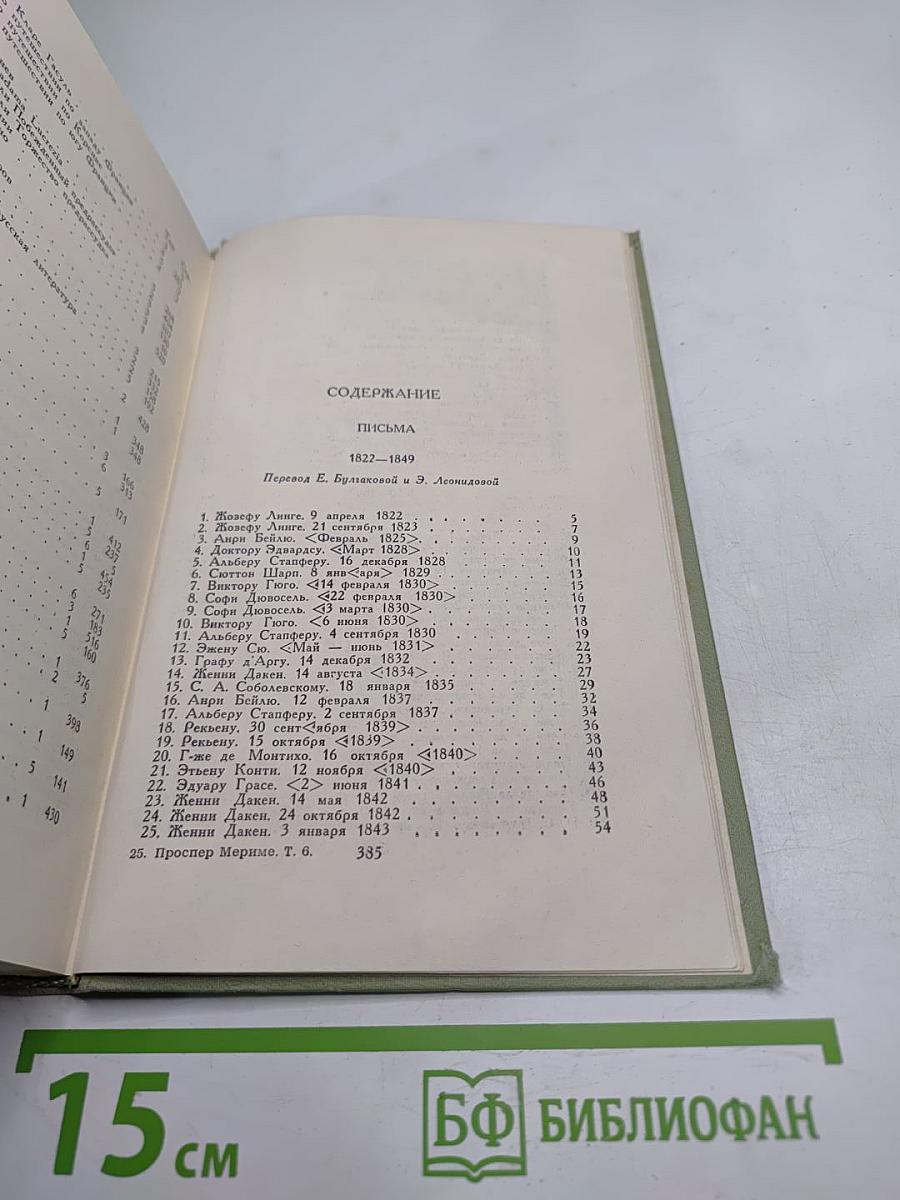 Собрание сочинений. Том 6. Письма 1822-1849
