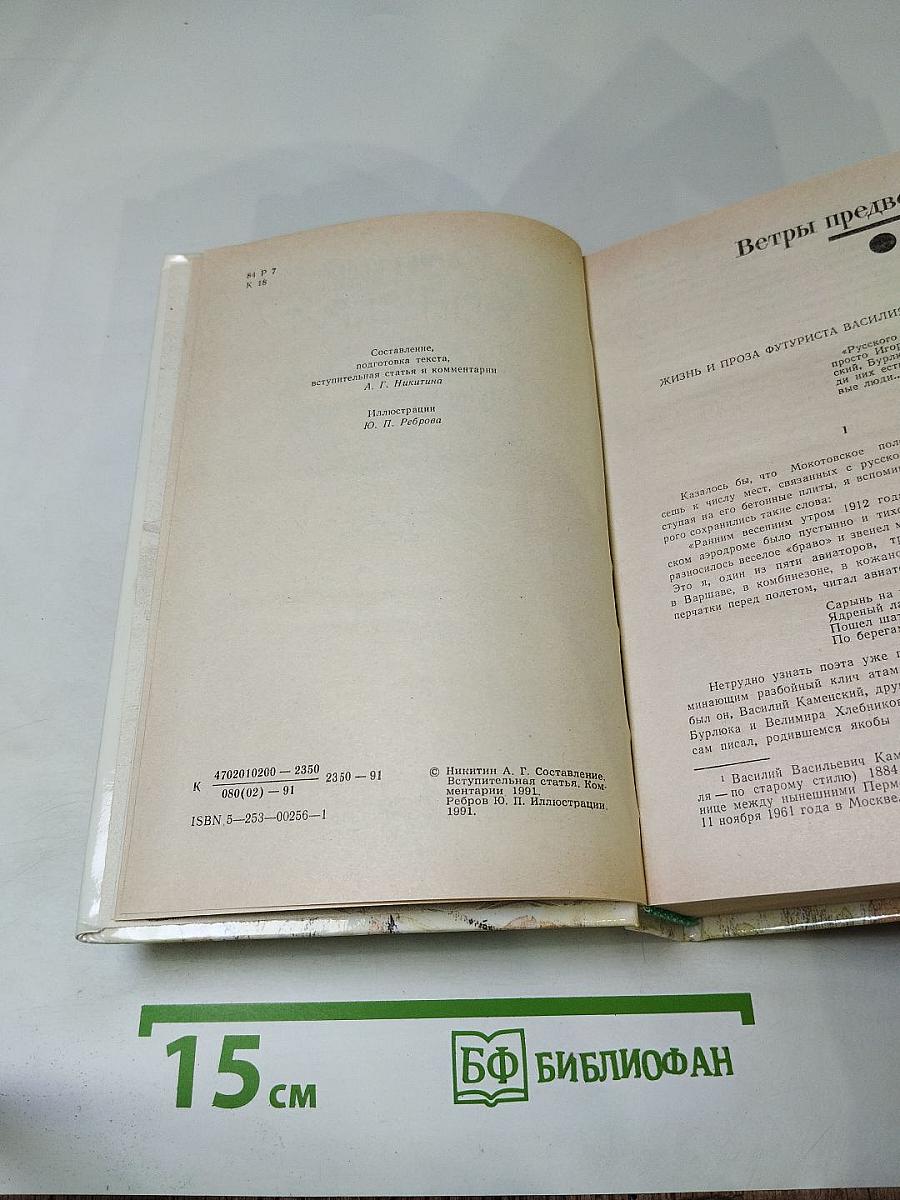Василий Каменский. Степан Разин. Пушкин и Дантес. Художественная проза и мемуары