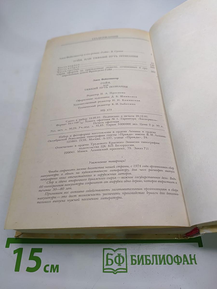 Гойя, или Тяжкий путь познания