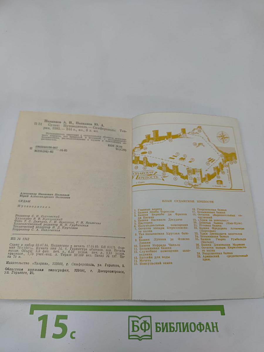 Судак. Путеводитель