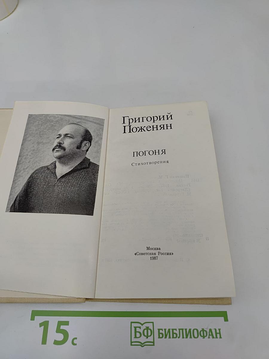 Погоня. Стихотворения