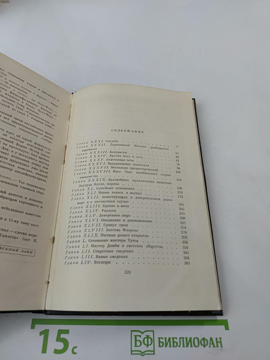 Торговый дом Домби и сын. Том четырнадцатый. Главы XXXI-LXII