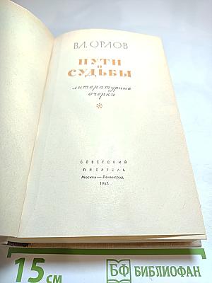 Пути судьбы: литературные очерки