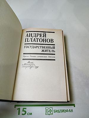 Андрей Платонов. Государственный житель