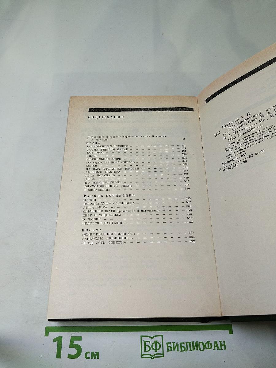 Андрей Платонов. Государственный житель