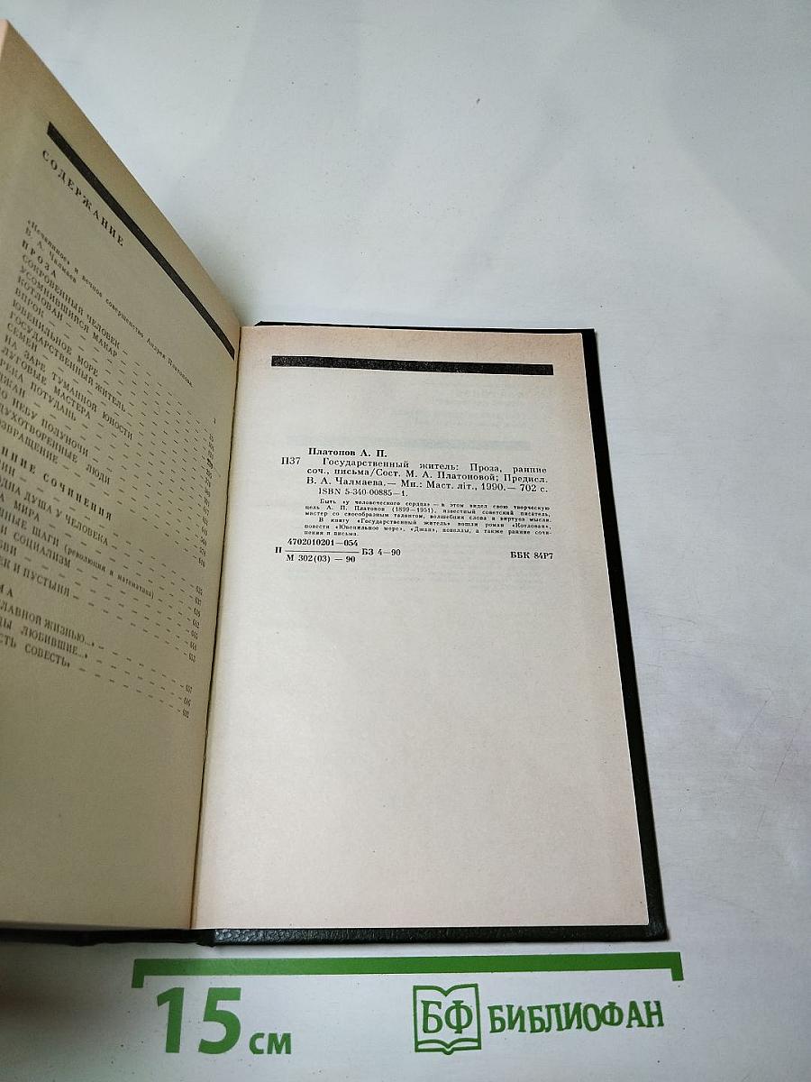 Андрей Платонов. Государственный житель