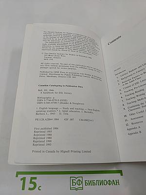 A Handbook for ESL Literacy