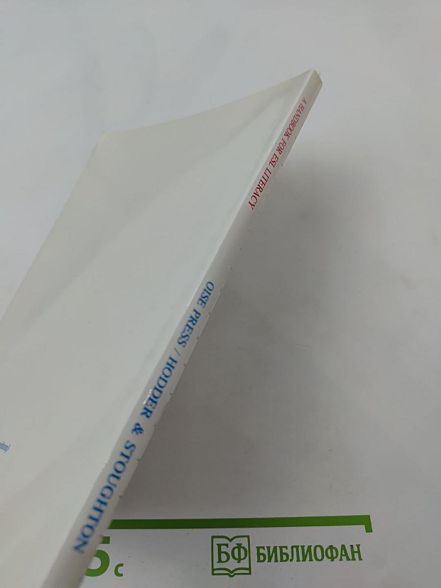 A Handbook for ESL Literacy