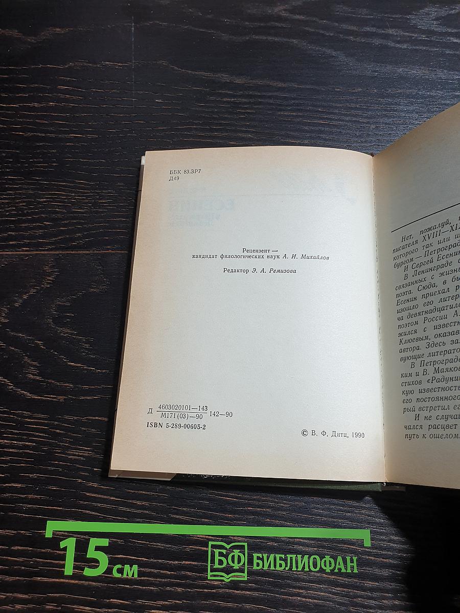 Есенин в Петрограде – Ленинграде