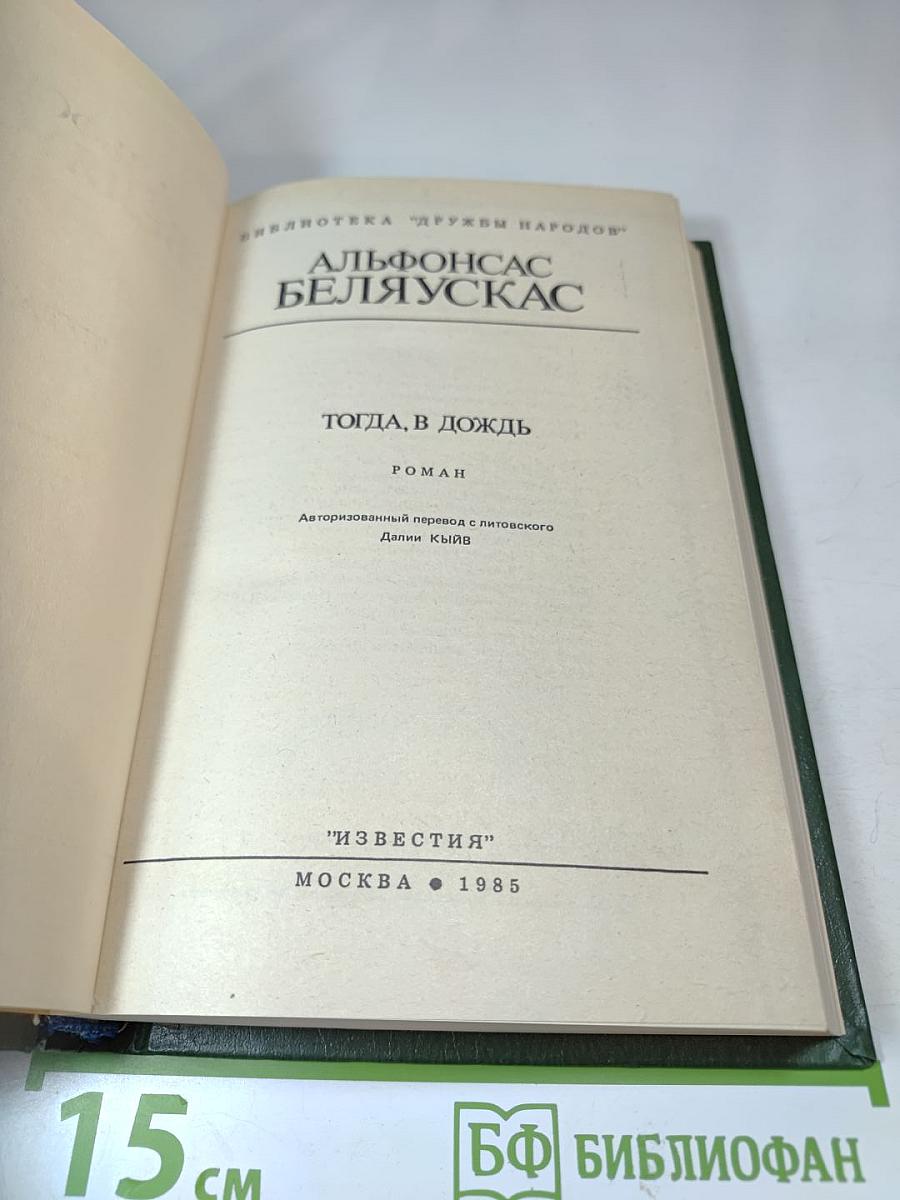Тогда, в дождь