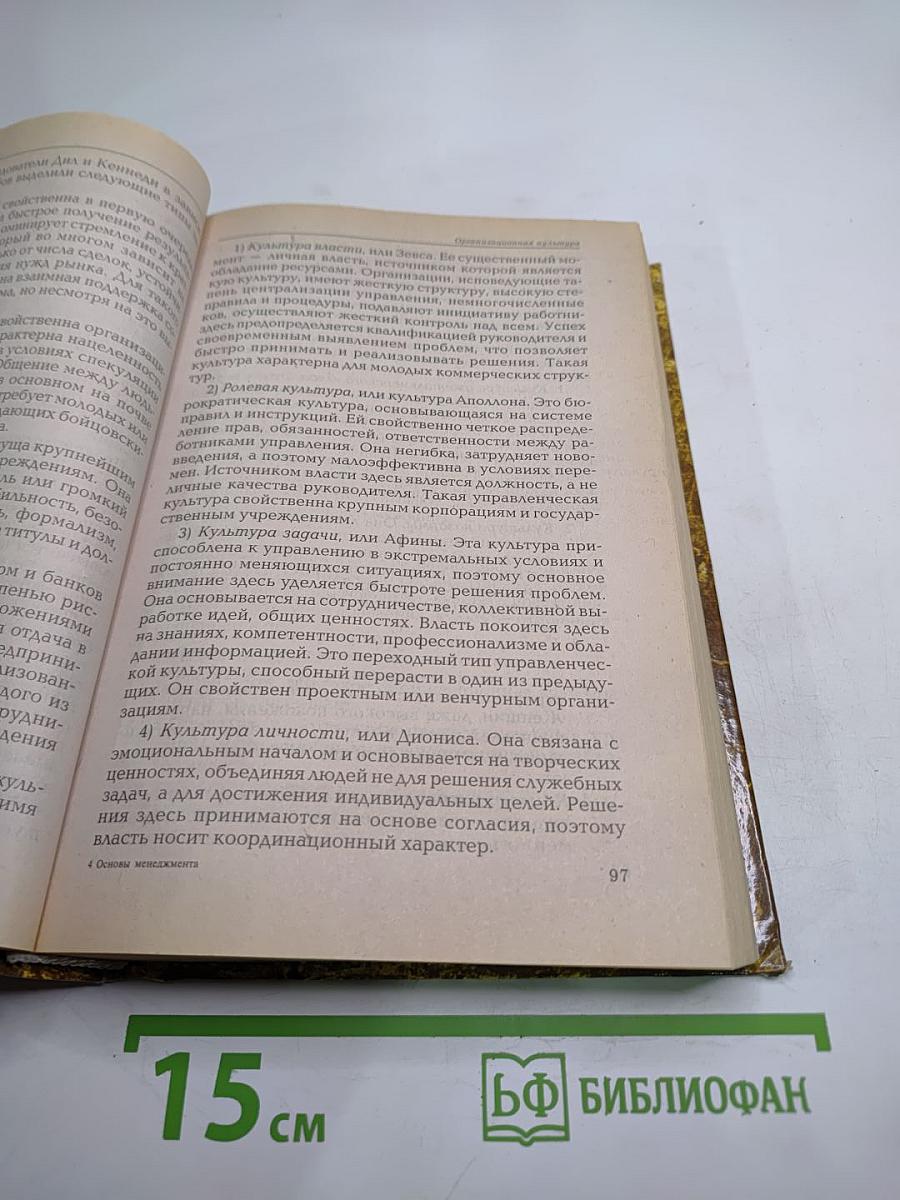 Основы менеджмента