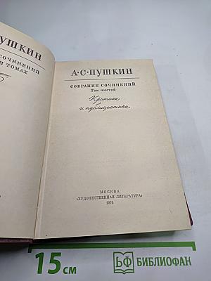 Собрание сочинений. Том шестой. Критика и публицистика