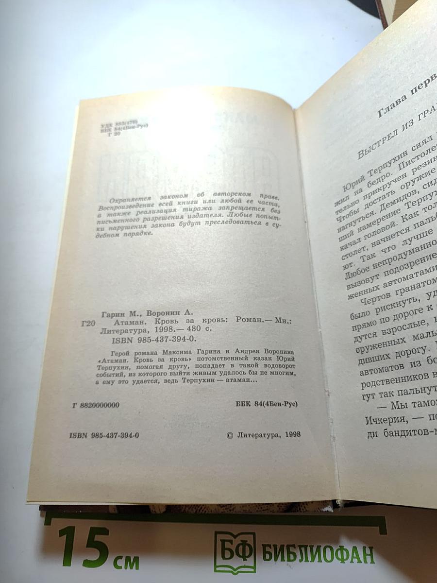 Атаман. Кровь за кровь