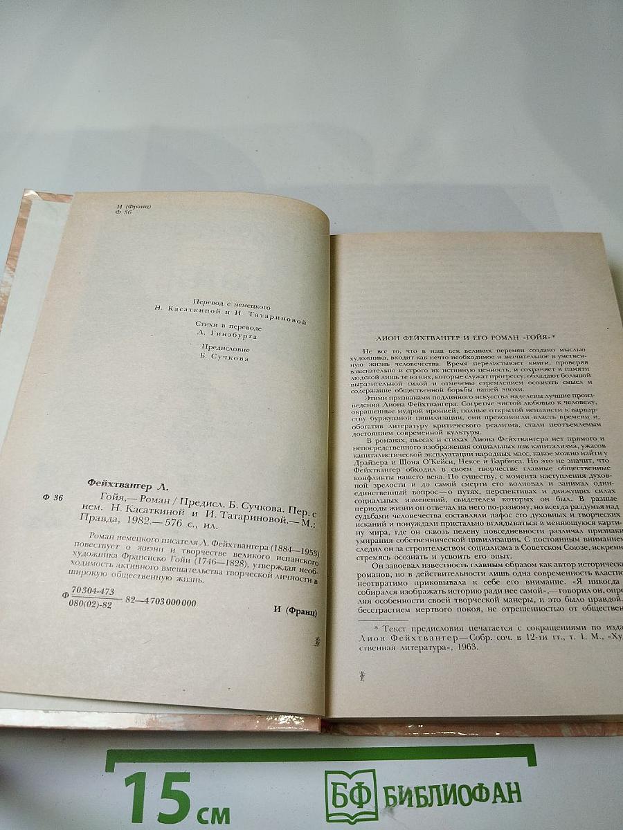 Гойя, или Тяжкий путь познания