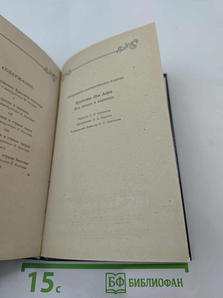 Без гроша в кармане