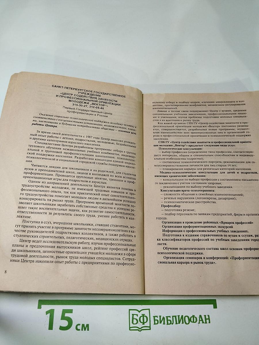 Колледжи, техникумы, училища, профессиональные лицеи Санкт-Петербурга 2008/2009. Справочник для поступающих в средние специальные учебные заведения