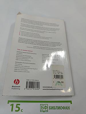 Health Economics: An introduction for health professionals