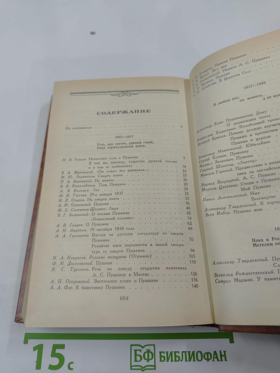 Светлое имя Пушкин