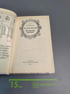 За чьи грехи? Великий раскол
