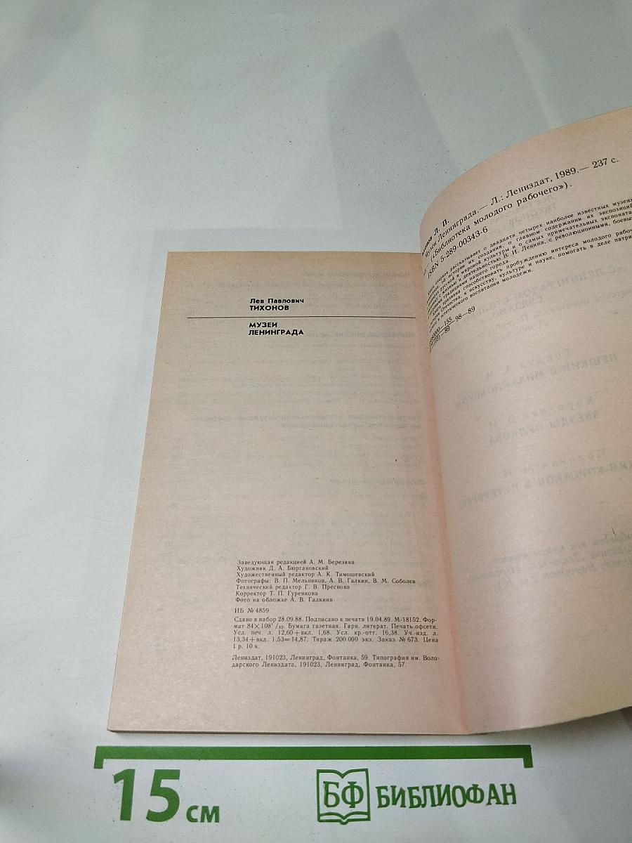 Музеи Ленинграда