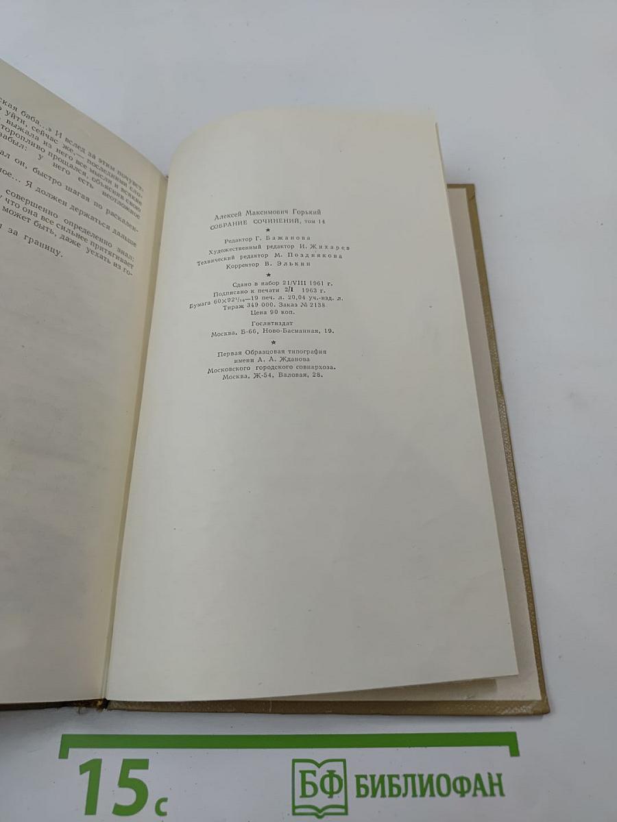 Жизнь Клима Самгина. Том 14