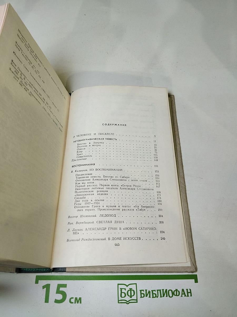 Воспоминания об Александре Грине