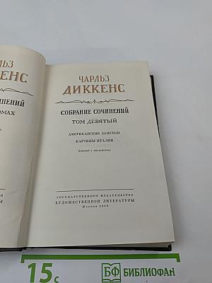 Собрание сочинений. Том девятый. Американские заметки. Картины Италии