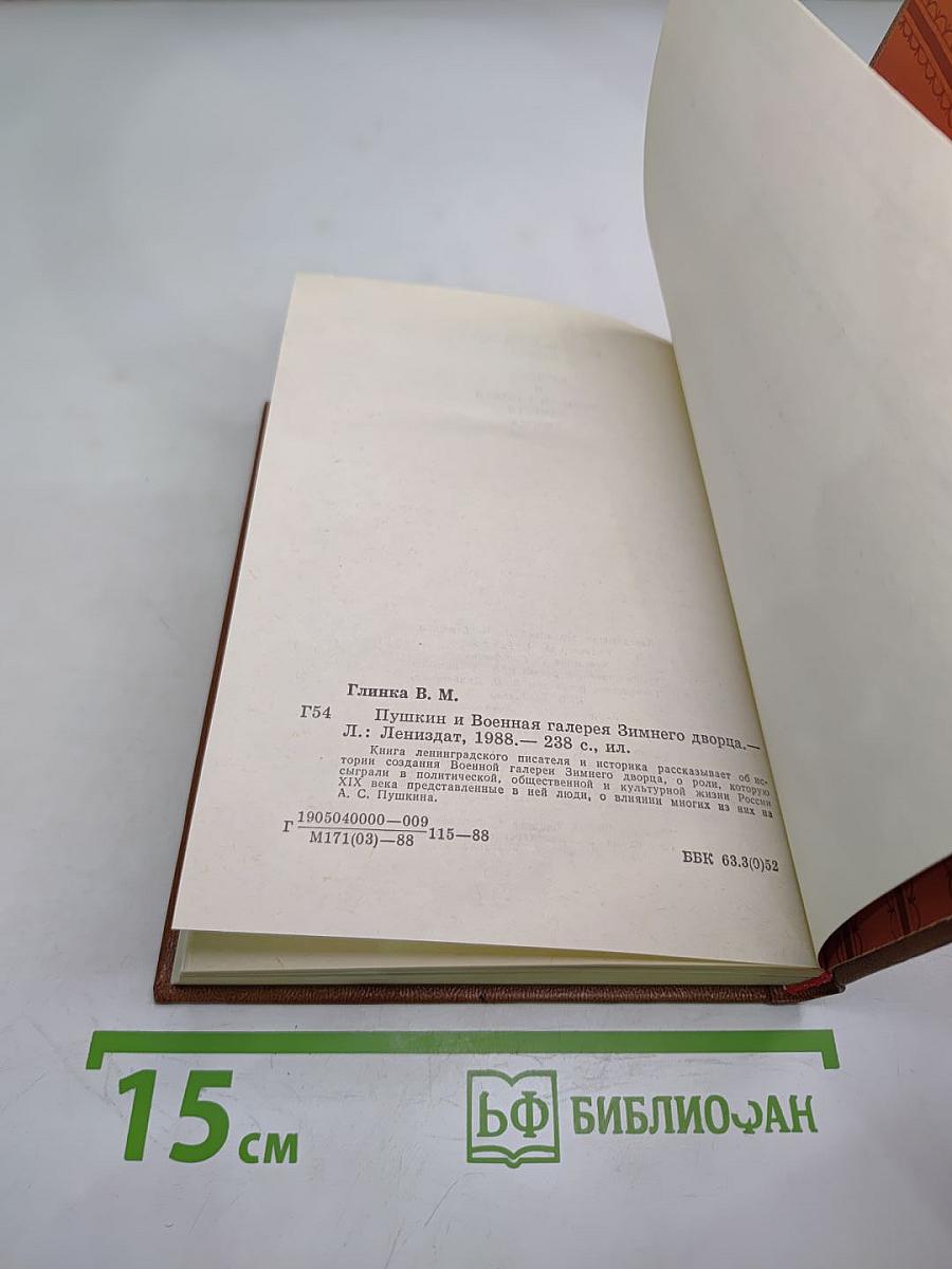 Пушкин и Военная галерея Зимнего дворца