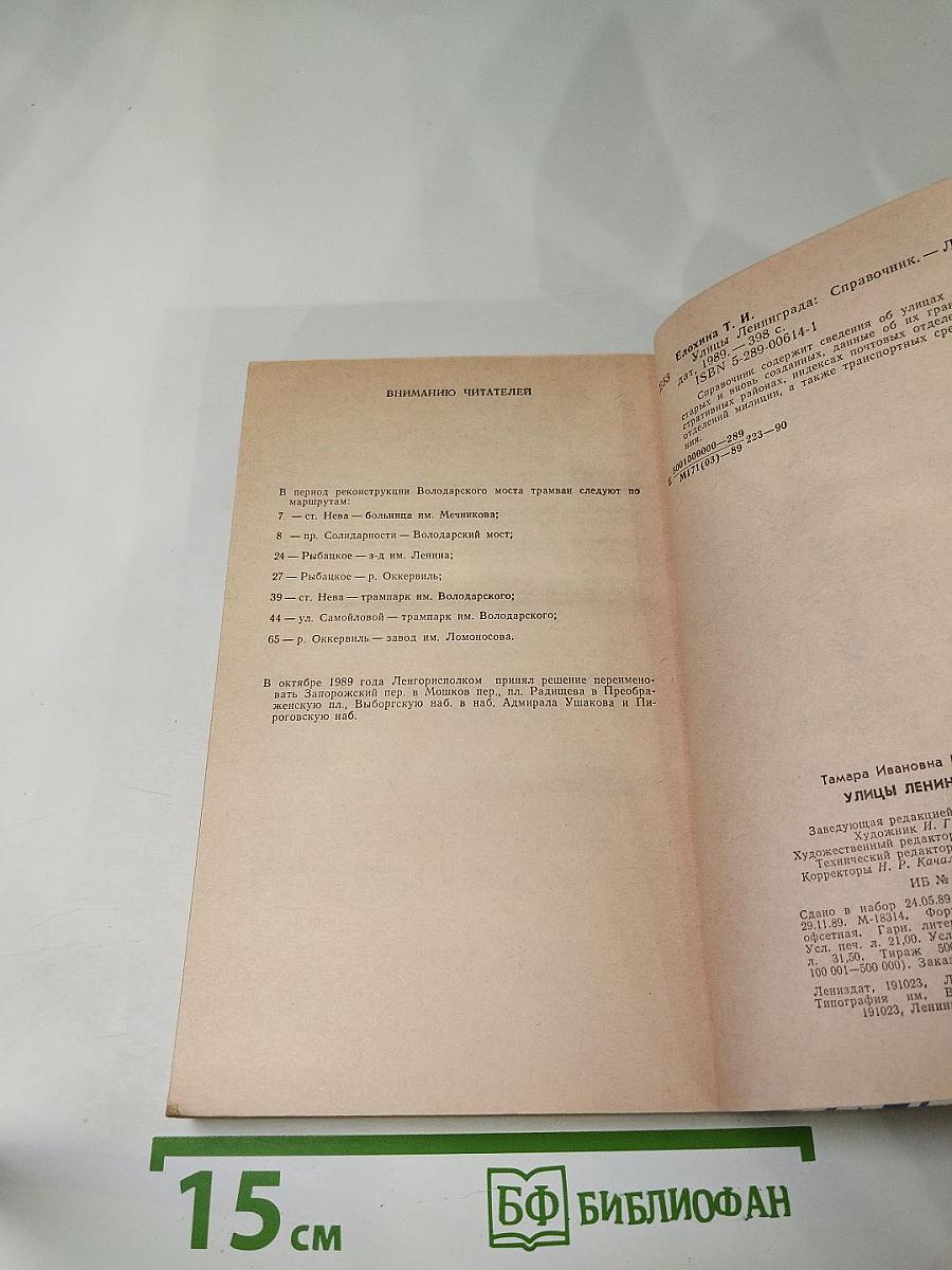 Улицы Ленинграда