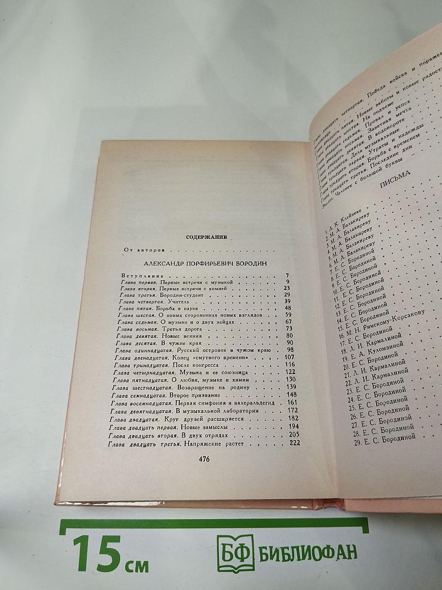 Александр Порфирьевич Бородин. Письма