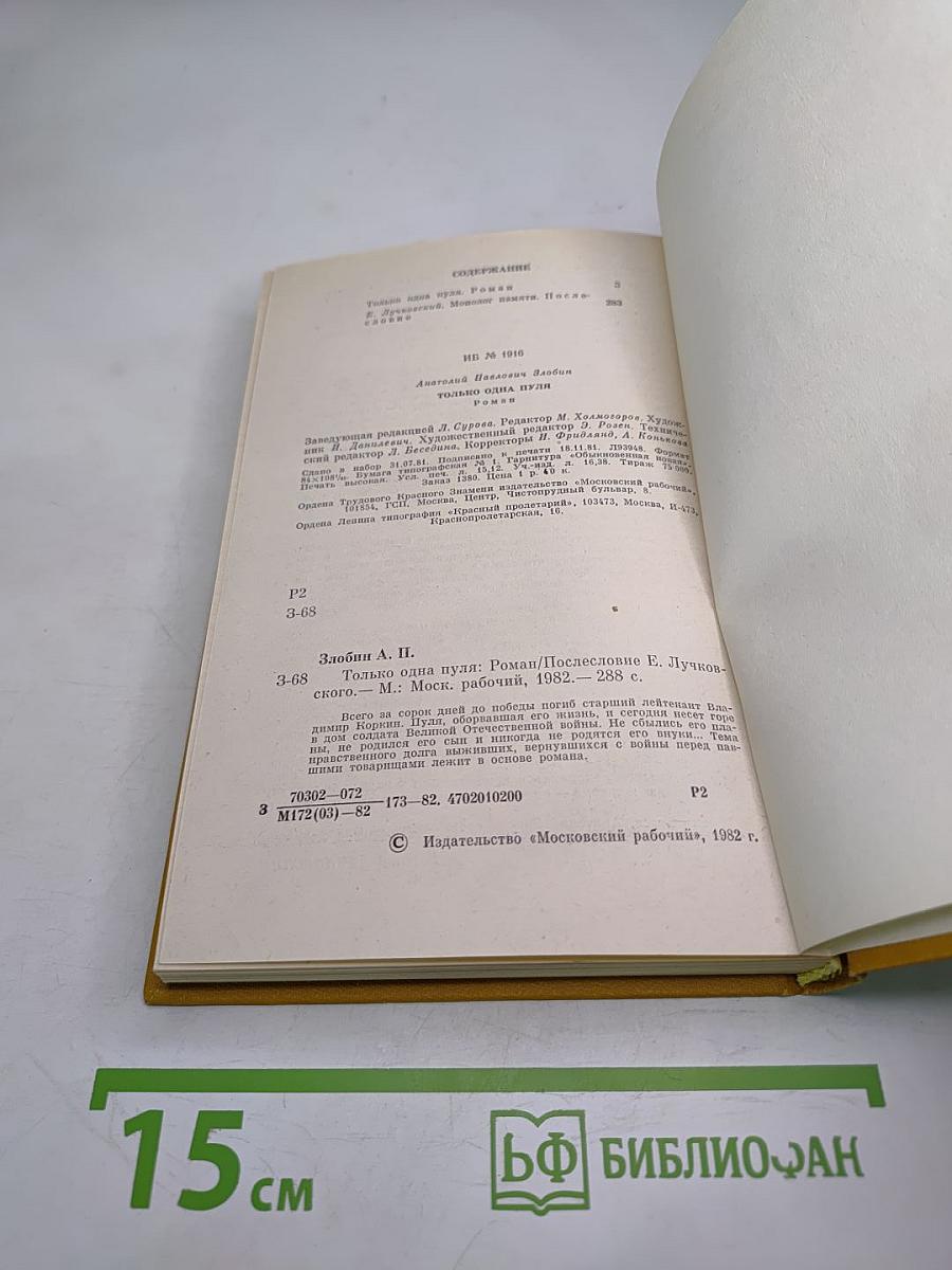 Только одна пуля